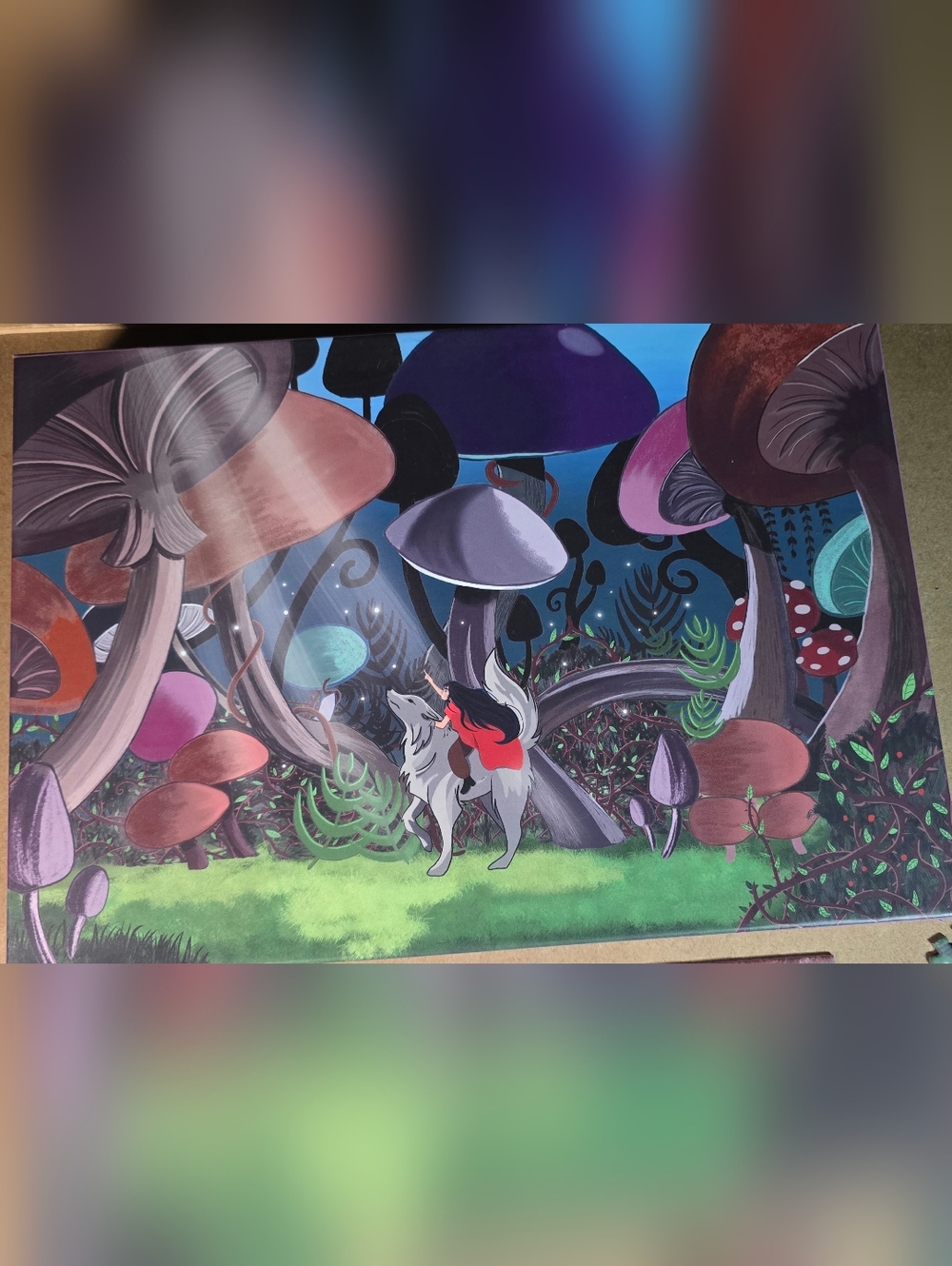 500 pieces puzzle " Wolf's Quest"  Olleo